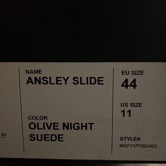 NIB $325 Rag & Bone Men’s Ansley Slide in Olive green - Picture 6 of 6